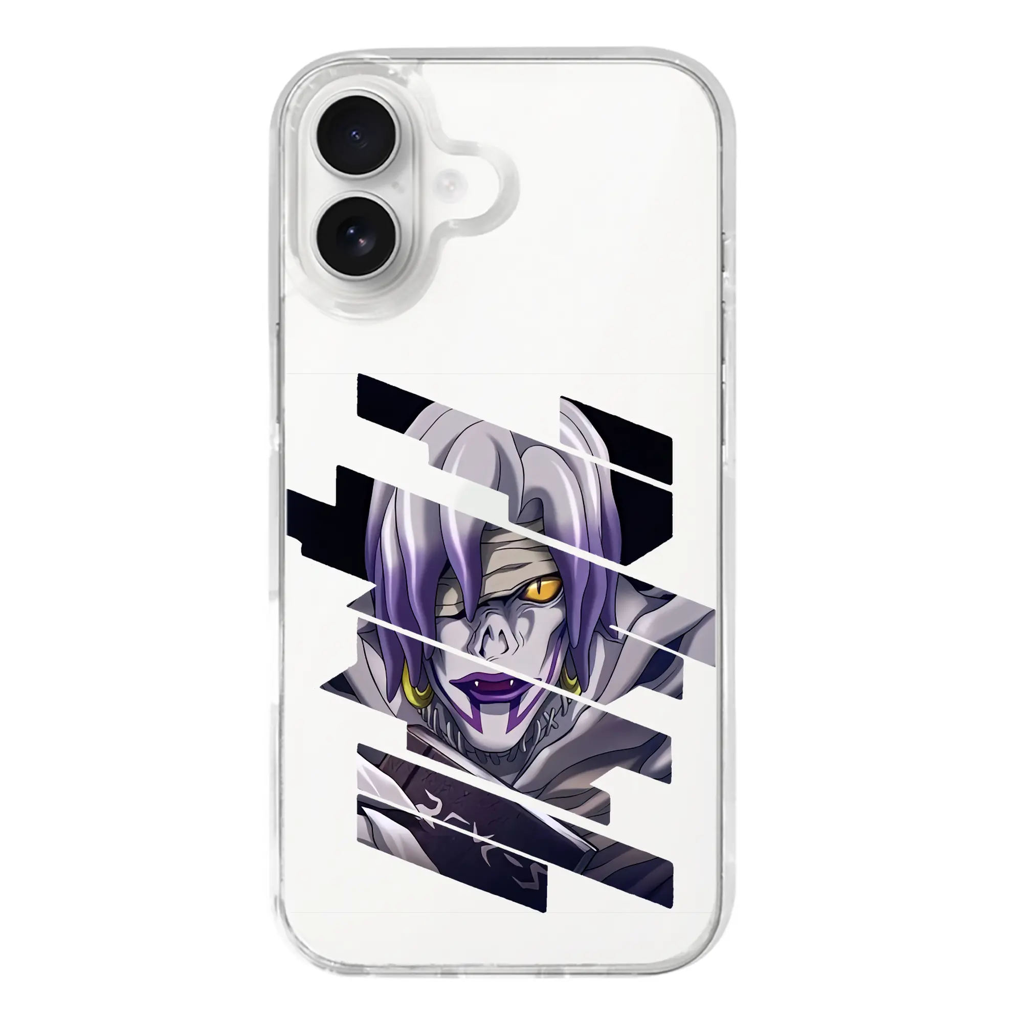 デスノート グッズ,レム - iPhone 17シリーズ 透明スマホケース – 薄型・耐衝撃・精密フィット保護カバー